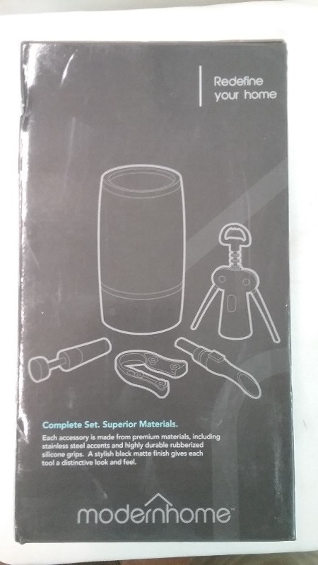 lot 26 image: Modern Home Wine Accessory Kit