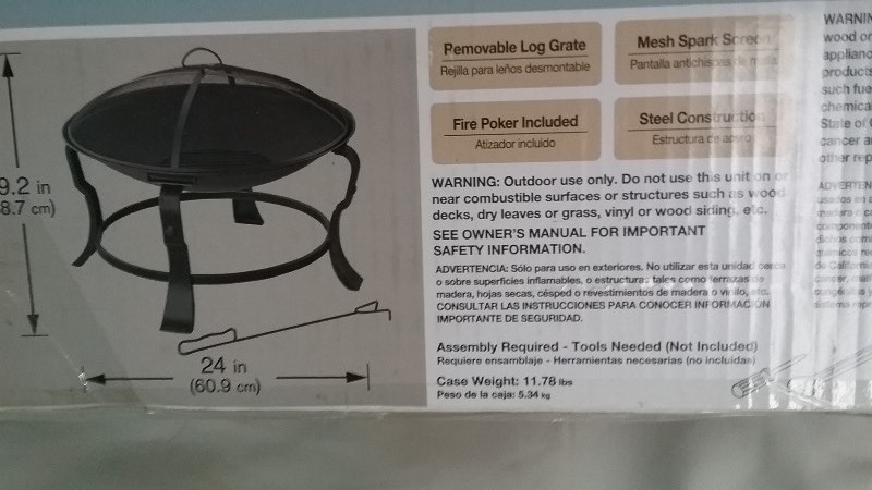 lot 31 image: Hampton Outdoor Fire Pit