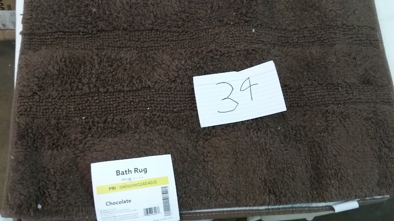 lot 34 image: Chocolate Bath Mat