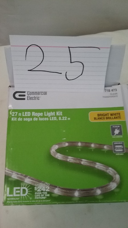 lot 25 image: 27 LED Rope Light