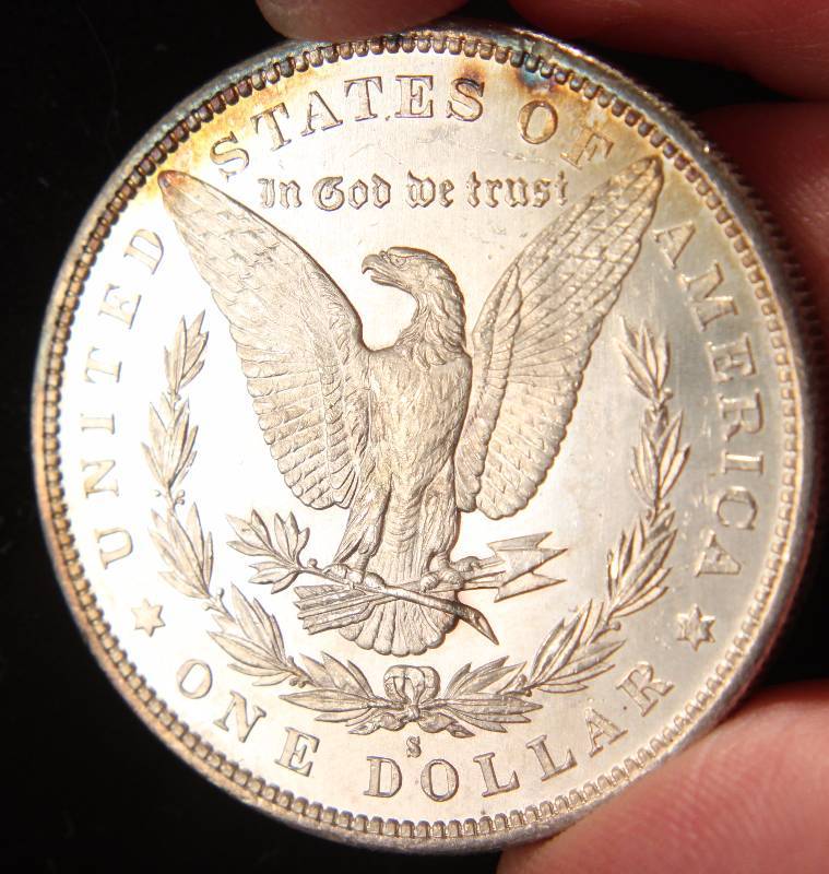 1879-S MORGAN SILVER DOLLAR BU MS65 DMPL