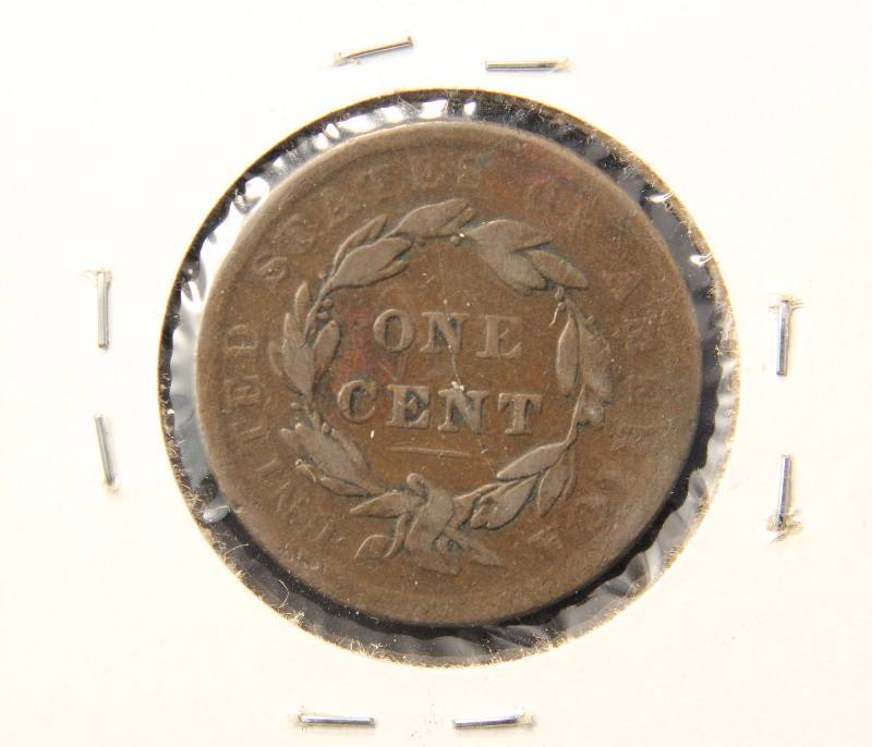 1839 SILLY HEAD US LARGE CENT GOOD