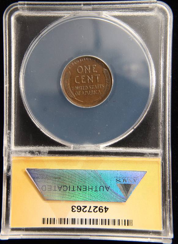 1927-D WHEAT CENT EF40 ANACS