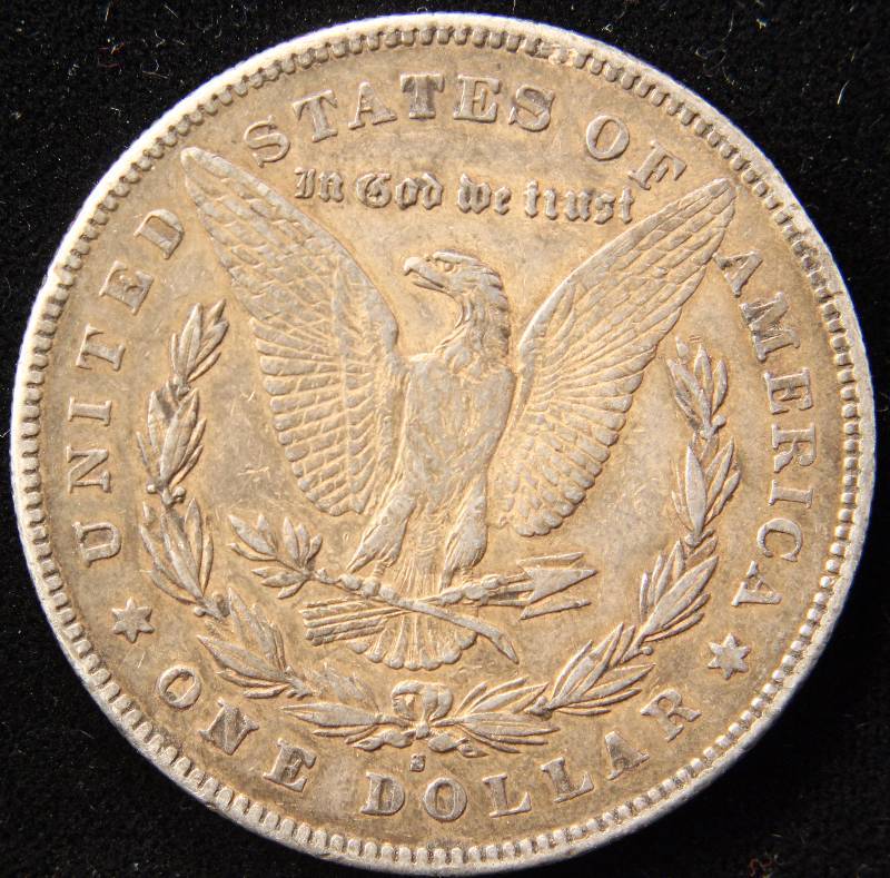 1879-S 2ND REVERSE (REV OF 78) MORGAN SILVER DOLLAR XF