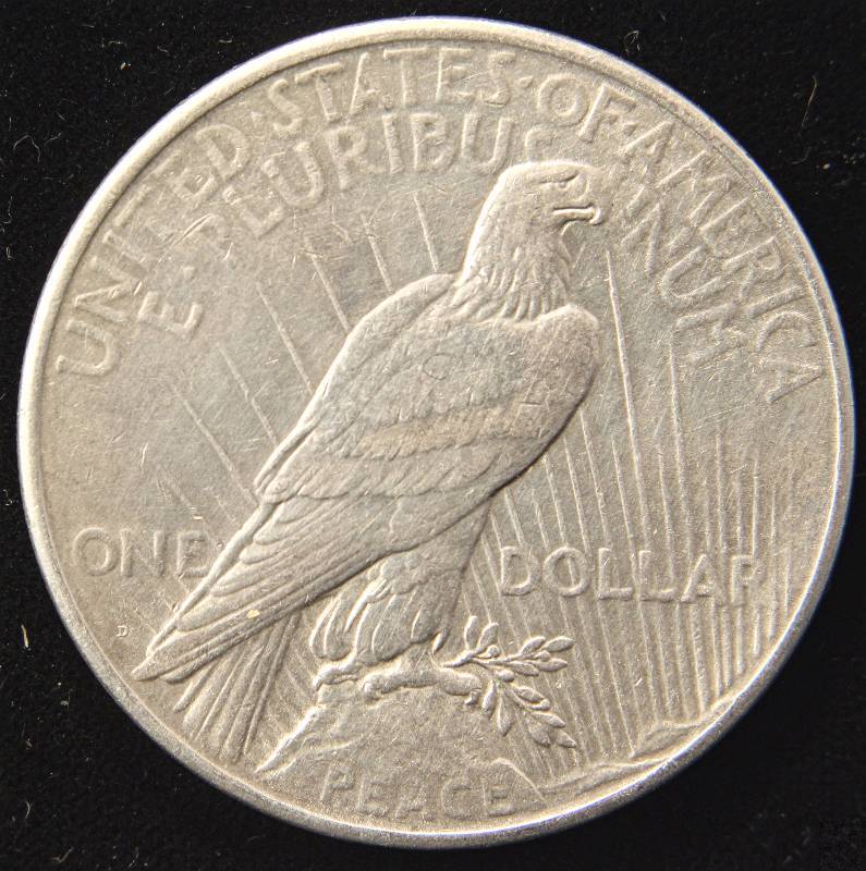 1926-S PEACE SILVER DOLLAR AU