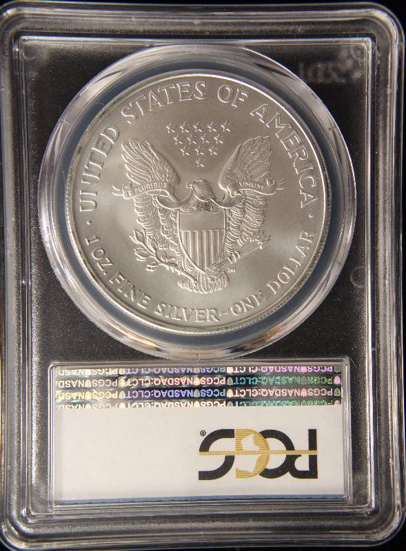 2005 AMERICAN SILVER EAGLE 1 TROY OZ. .999 FINE SILVER MS69 PCGS