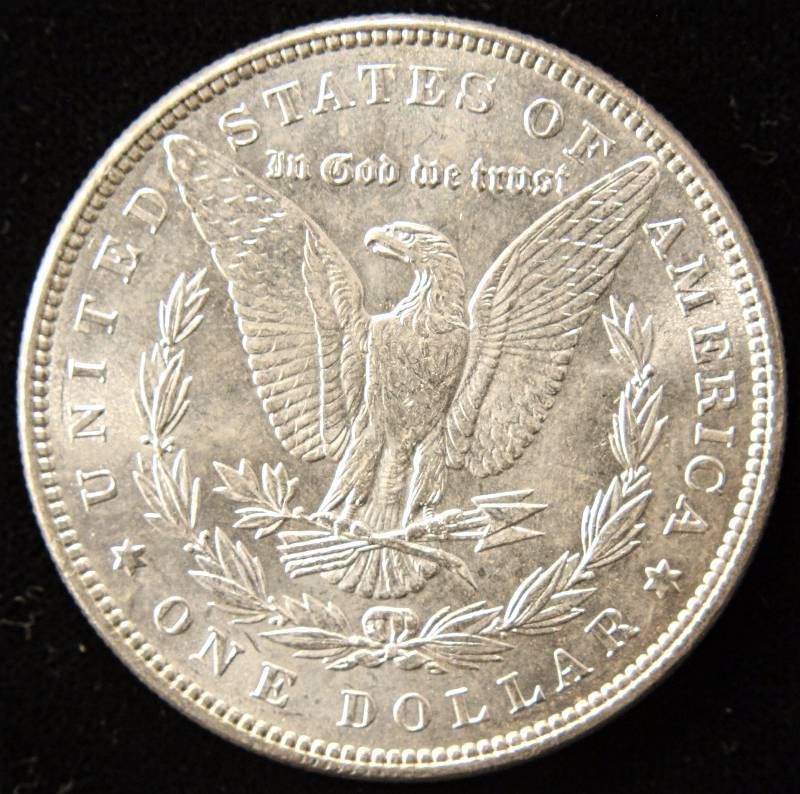 1887 MORGAN SILVER DOLLAR SHARP BU UNC