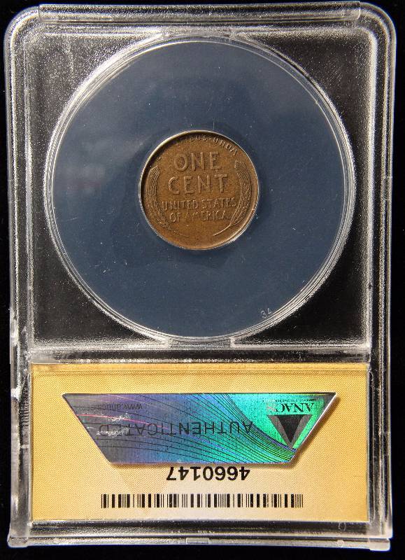1910-S US WHEAT CENT AU53 ANACS