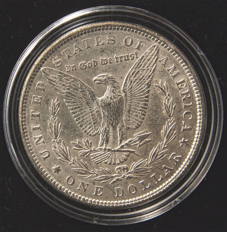 1896 MORGAN SILVER DOLLAR UNC IN  AIRTITE HOLDER