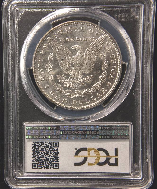 1886 MORGAN SILVER DOLLAR MS65 PCGS
