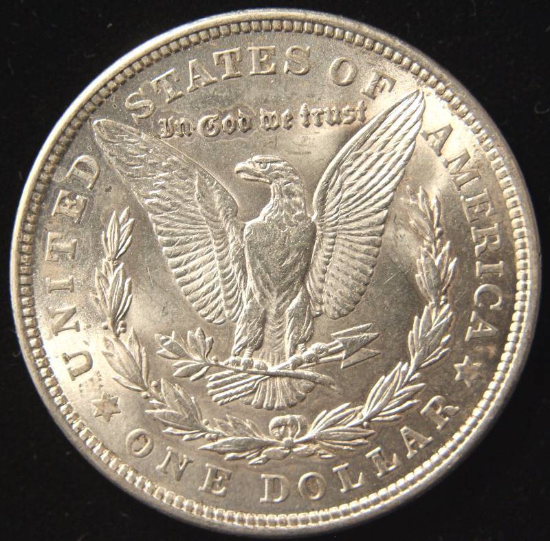 1921-P MORGAN SILVER DOLLAR BU UNC