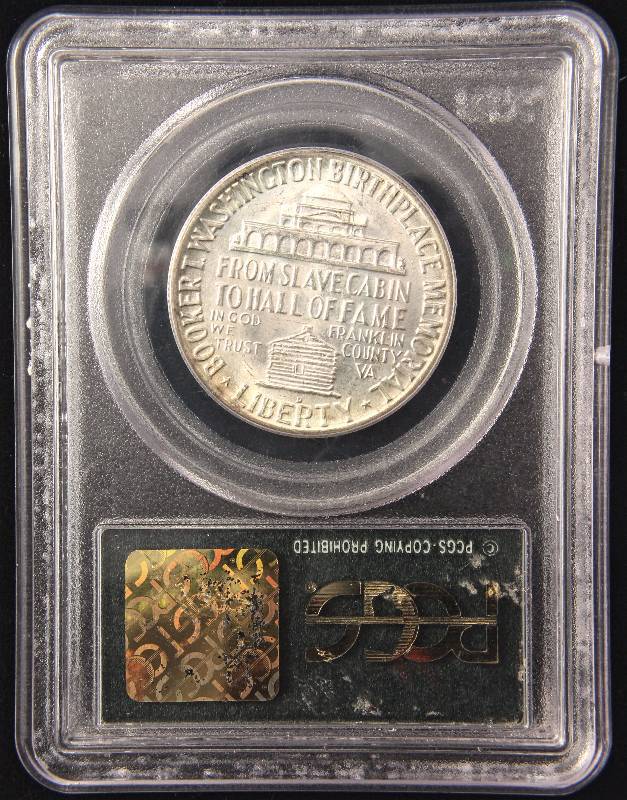 1946-D BOOKER T WASHINGTON SILVER HALF DOLLAR COMMEM. MS64 PCGS