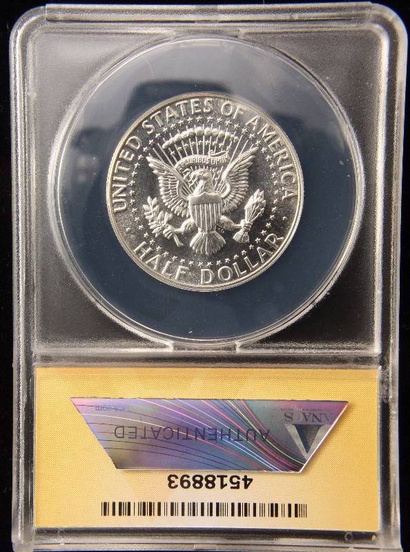 1966 SMS (SPECIAL MINT SET) KENNEDY 40% SILVER HALF SP66 ANACS