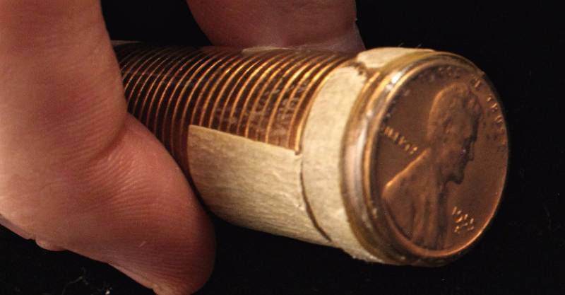 BU ROLL OF 1955-D WHEAT CENTS (50 COINS)