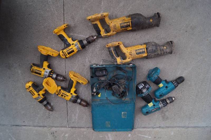DeWalt & Makita Drills