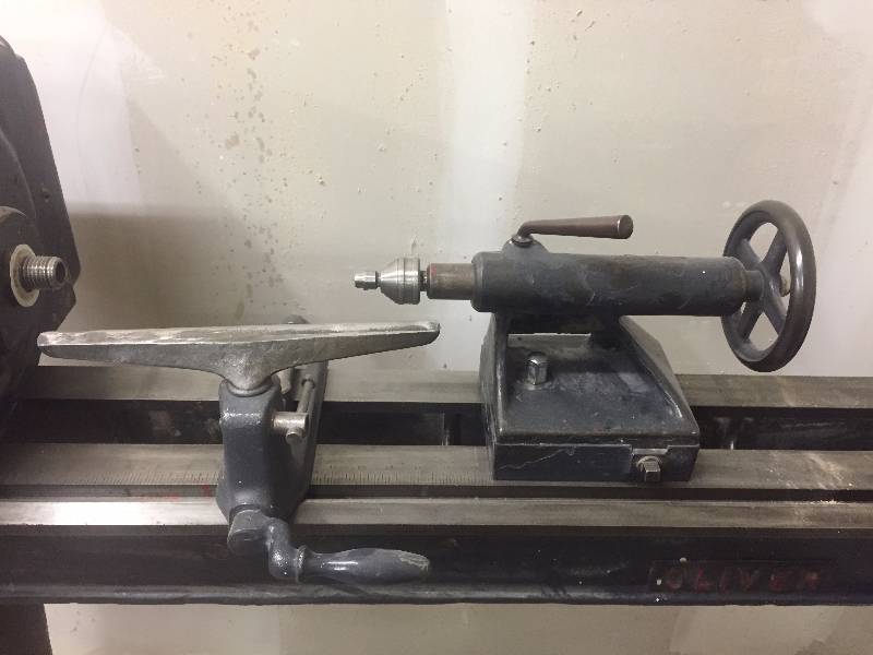 Oliver Model 51 Wood Lathe Woodworking Shop Auction Industrial Woodworking Machines, Wood