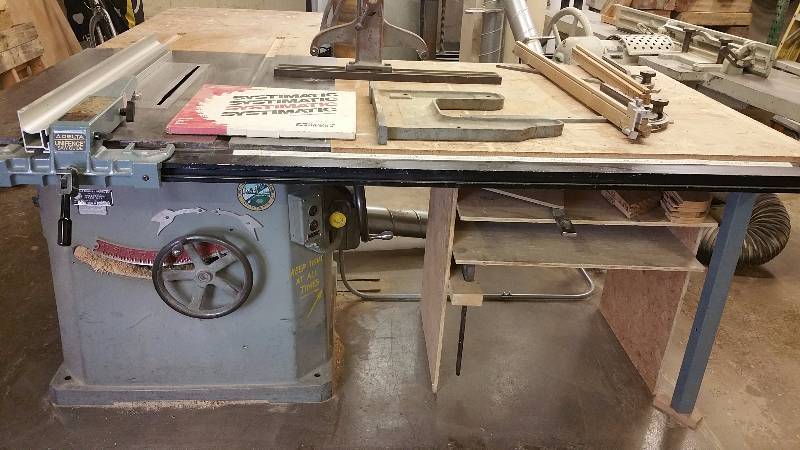 Northfield Table Saw 4 Woodworking Shop Auction 
