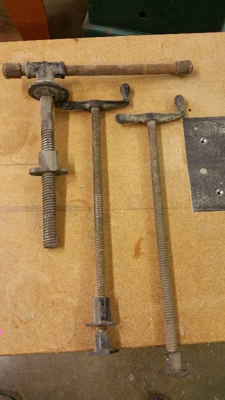lot 24 image: Lead Screws - Bench Vise Screw & Veneer Press Screws