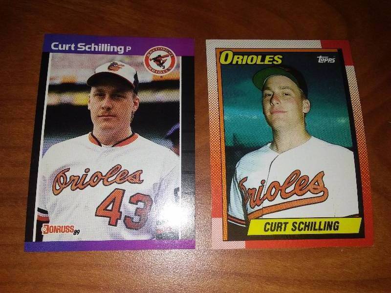 lot 76 image: Curt Schilling Rookie Cards