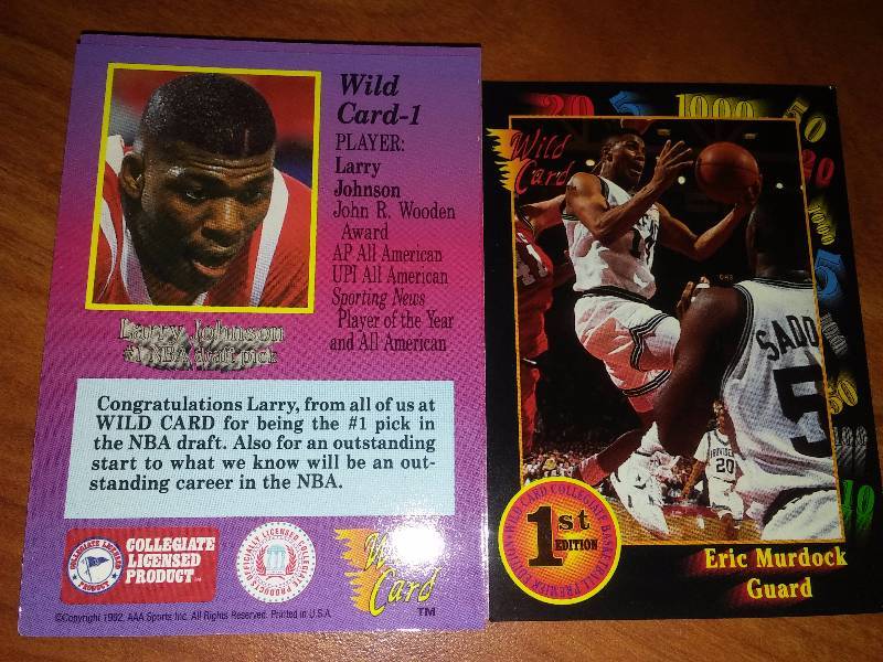 lot 111 image: Wild Card First Edition Basketball NCAA