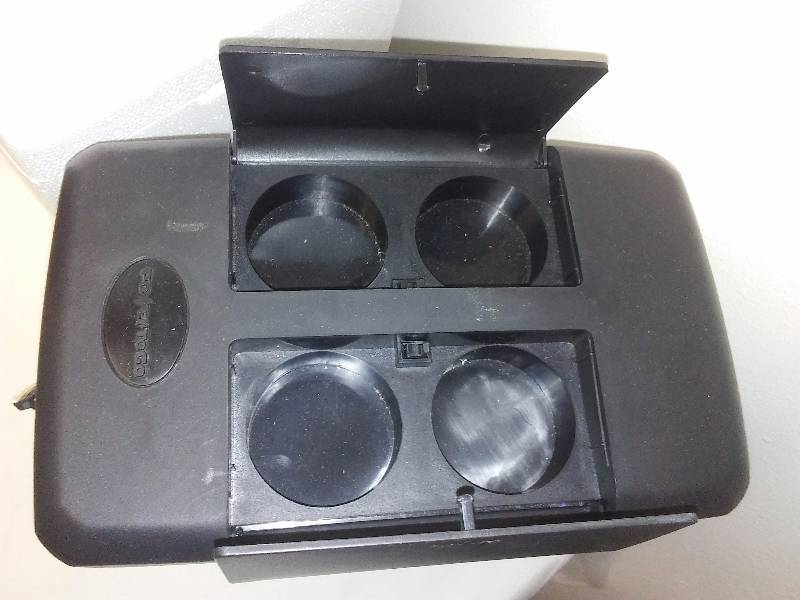lot 123 image: Car Travel Electric Cooler and Styrofoam Coolers