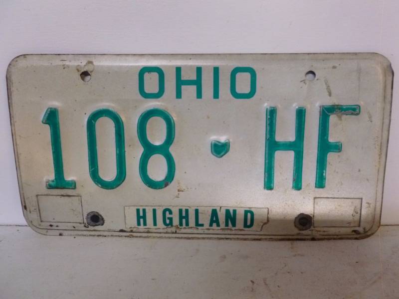 lot 138 image: License Plate