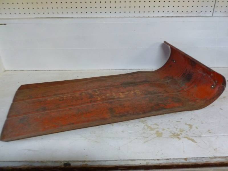 lot 165 image: Vintage Metal Toboggan Sled