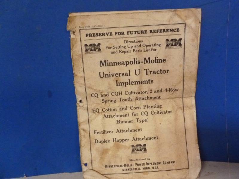 lot 196 image: Vintage Manual
