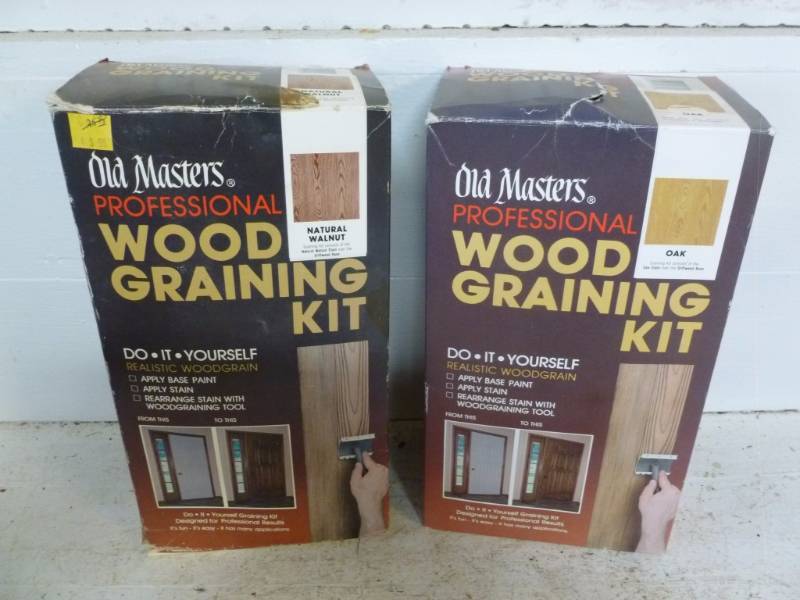 lot 226 image: Wood Graining Kits