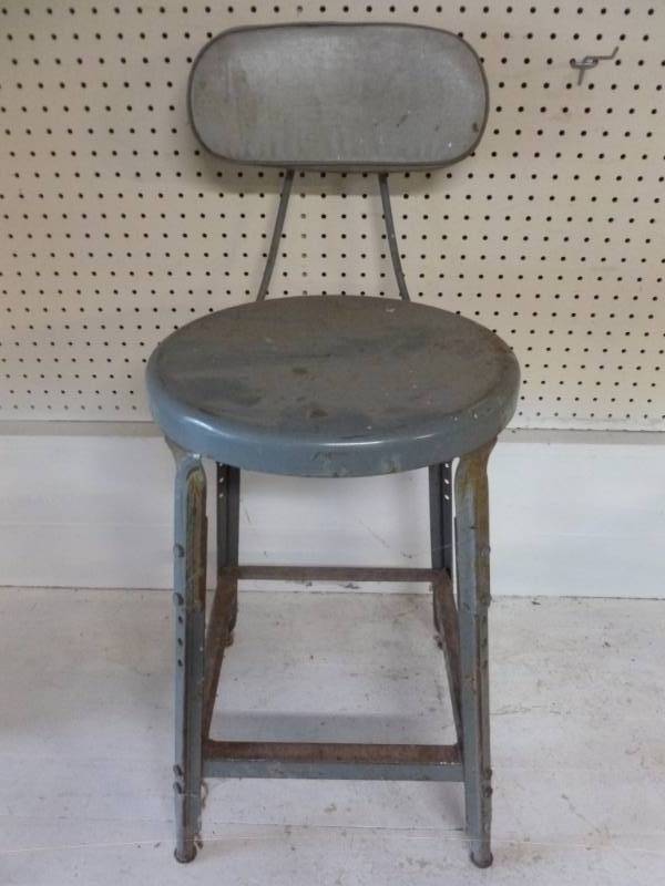lot 241 image: Vintage Shop Stool