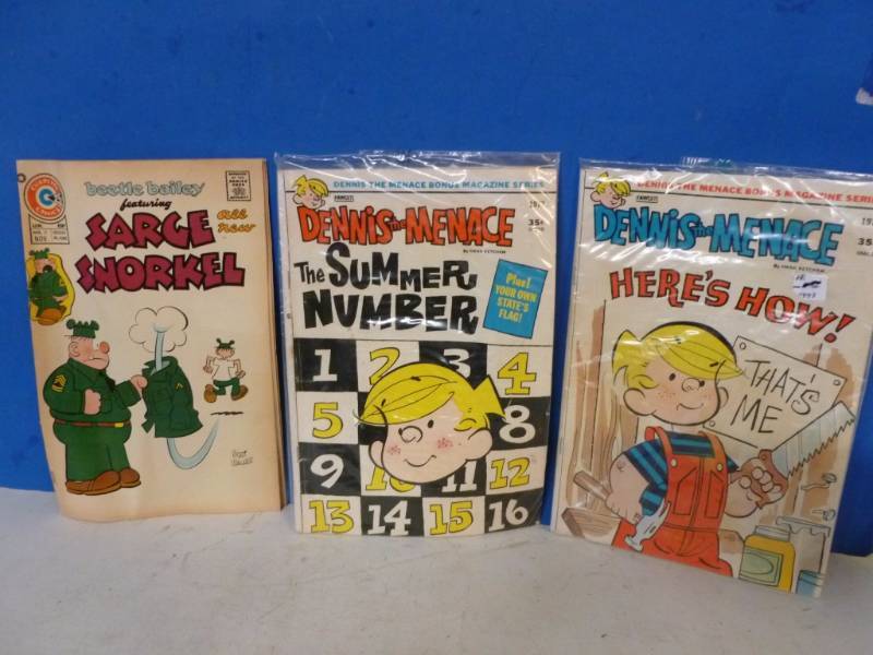 lot 45 image: Vintage Comic Books