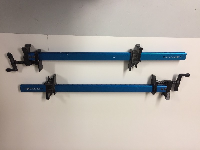 lot 1 image: Clamps 24 Aluminum - Set of 2