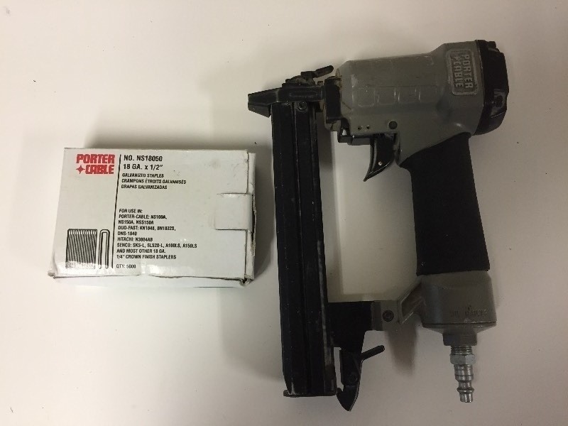 lot 29 image: Narrow Crown Stapler Porter Cable NS100