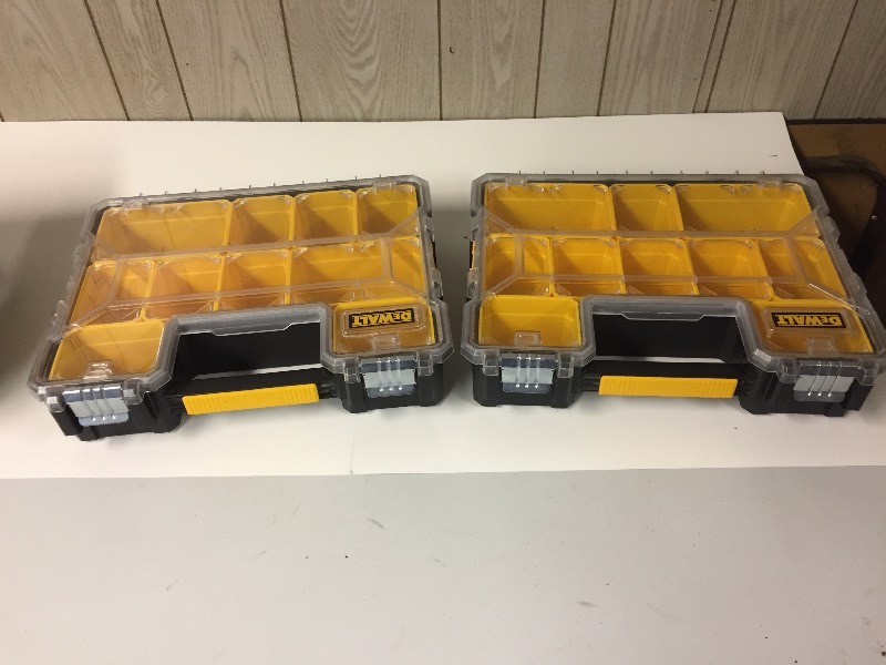 lot 49 image: Dewalt Deep Pro Organizer - Tools - Set of 2