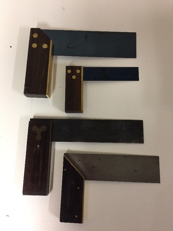 lot 67 image: Squares - Qty 4 - Crown Tools & Stanley