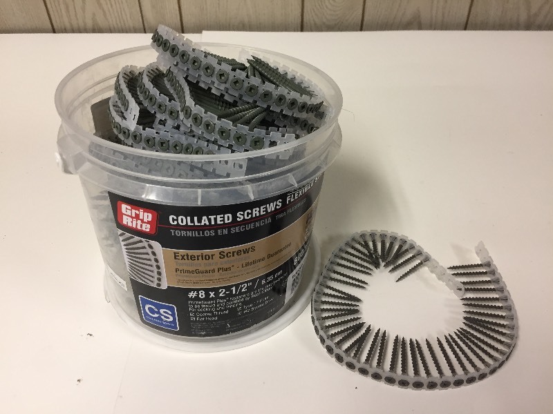 lot 69 image: Collated Screws Flexible Strip