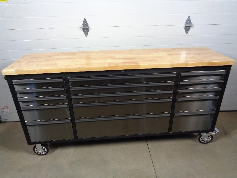 lot 1 image: New 6 ft Rolling Tool Box