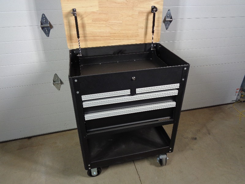 lot 5 image: New 4 Drawer Tool Cart