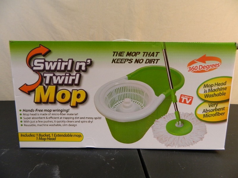 lot 49 image: New Swirl and Twirl Mop