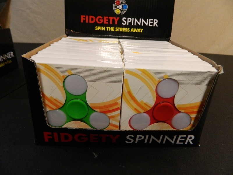 lot 51 image: New Case of LED Fidget Spinners