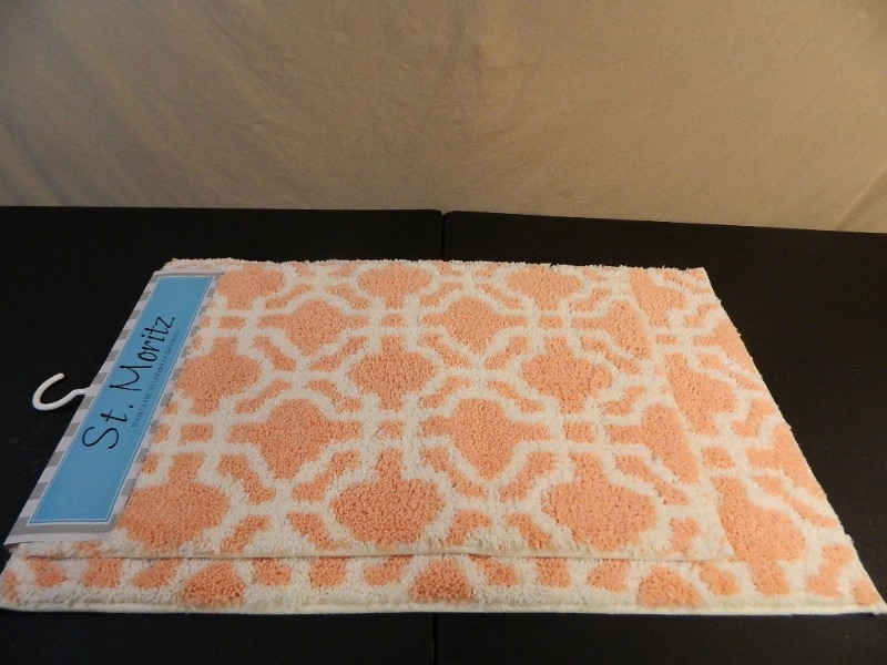 lot 52 image: New 2 PC Bath Rug Set