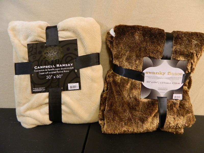 lot 54 image: 2 New Large Throws