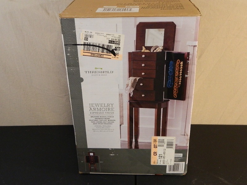 lot 78 image: New Jewelry Armoire