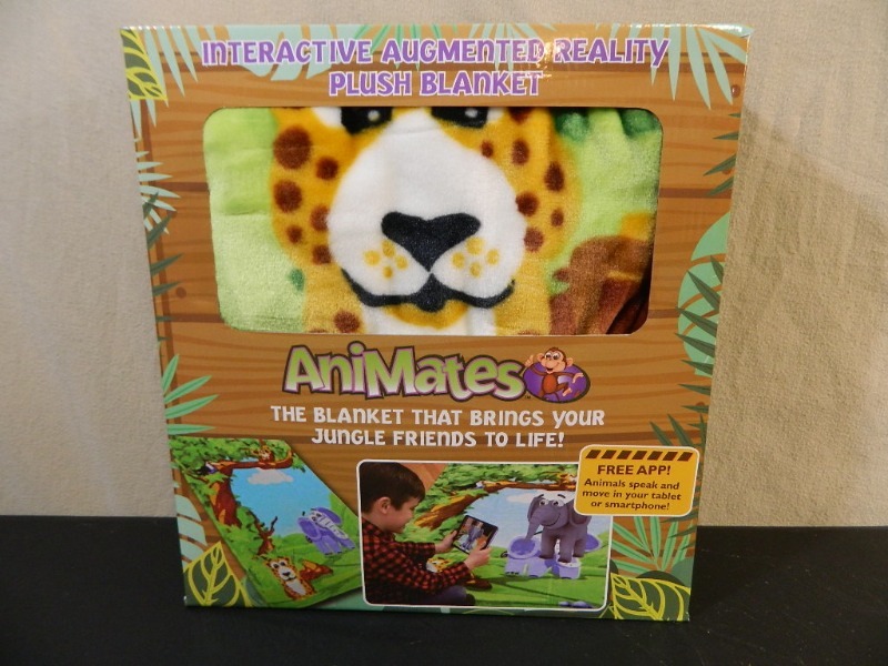 lot 81 image: New Animates Interactive Augmented Reality Plush Blanket