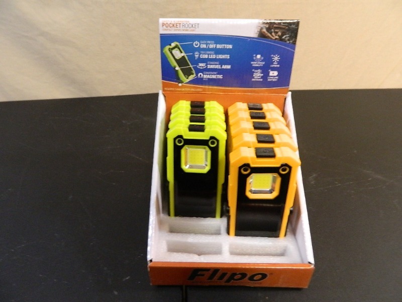 lot 101 image: 9 New LED Multi Use Lights