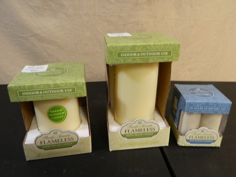 lot 108 image: 6 New Flameless Candles