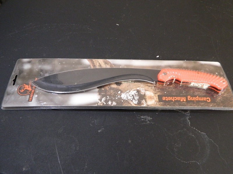 lot 112 image: New Camping Machete with Sheath