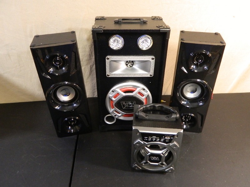 lot 115 image: New Portable Speaker and New Speaker Set