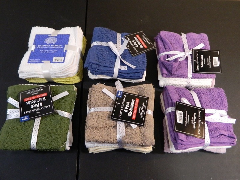 lot 133 image: 36 New Wash Cloths