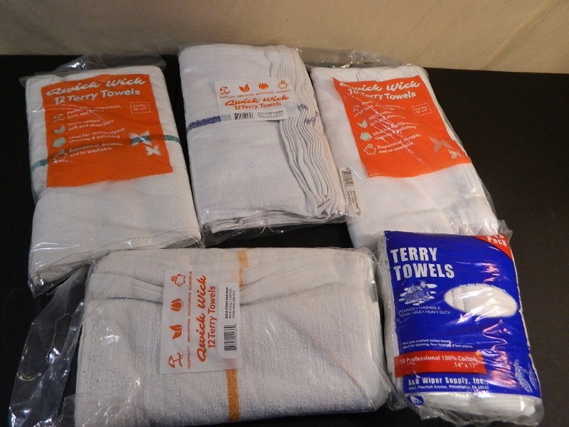 lot 138 image: 56 New Terry Towels